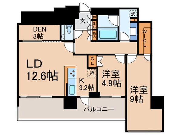 ＭＦＰＲ目黒タワーの物件間取画像